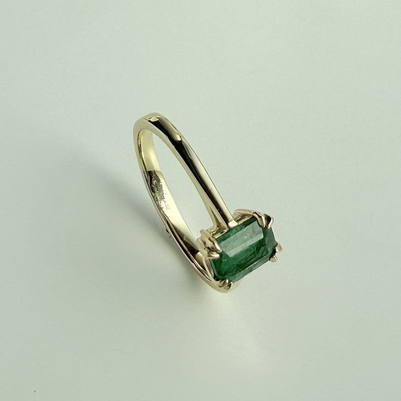 szmaragd zambia 0,89ct w żółtym złocie 585-adbizuteria.jpg